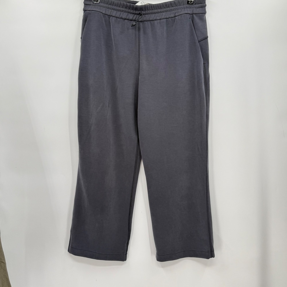 Lululemon 10 Softstreme High-Rise Straight-Leg Crop Womens‎ Grey / blueJ oggers